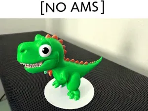 T-Rex Dino Sorridente - Modello 3D Stampato in PLA