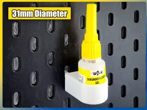 Super Glue Holder for IKEA Skadis