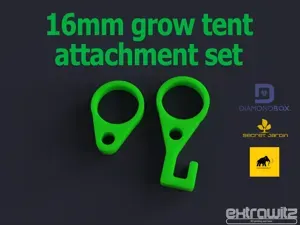 grow tent pole safe hook 16mm