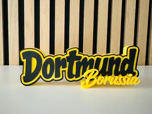 Dortmund Borussia – Dekorativer Schriftzug AMS