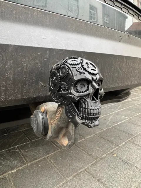 Steampunk Gear Skull Tow Hitch Cover — Фото 2 из 5