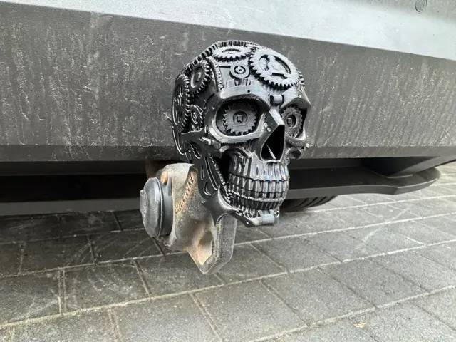 Steampunk Gear Skull Tow Hitch Cover — Фото 3 из 5
