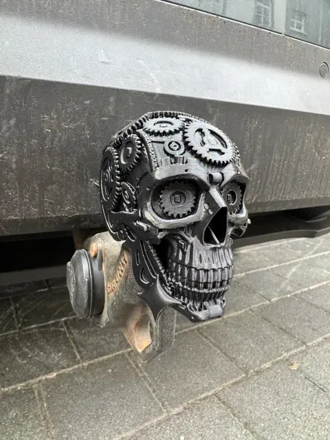Steampunk Gear Skull Tow Hitch Cover — Фото 5 из 5