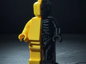 Inside the Brick: Ultimate Block-Man Skeleton