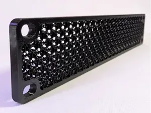 10" Rack - 1U Blank/Cover Vented Panel