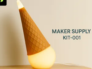 Ice Cream Lamp Designed for LED Kit 001