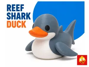 Reef Shark Duck AMS Multicolor Desk Toy