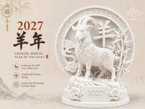 2027 Chinese Zodiac Goat