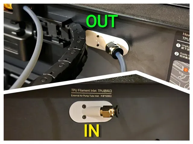 Rigid TPU Input for PTFE Tube H2 Series