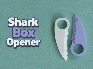 Shark teeth box opener