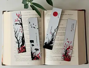 Red Blossom (2) - Bookmarks Set