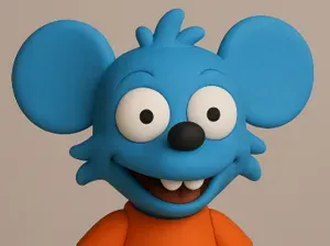 Itchy the Mouse - The Simpsons - Adorable Model