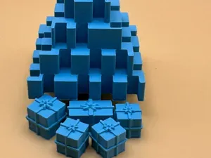 8-Bit Christmas Tree - Retro Pixel Holiday Decor