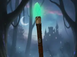 Wizard Crystal Scepter / Staff