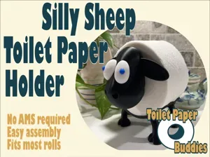 Silly Sheep Toilet Paper Roll Holder