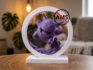 Gengar Floating Frame Diorama