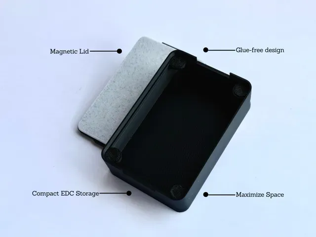 MagSnap Box - Compact EDC Carry Case - 50x75mm — Image 2 of 6
