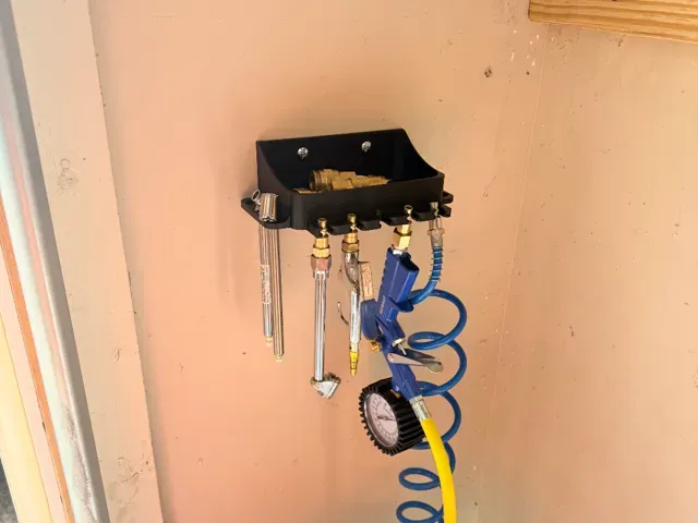 Air Compressor Accessory Wall Organizer