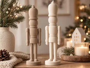 Nutracker Set Minimalist Christmas Decor