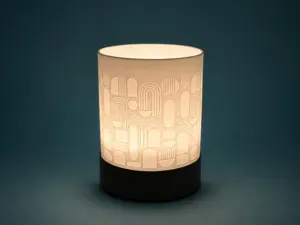 Modern Mid-Century Glow – Tealight & LED Lamp