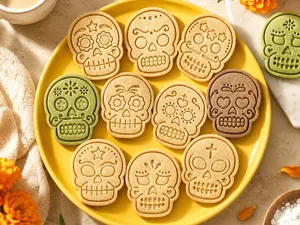 Halloween Skull Cookie Mold Set