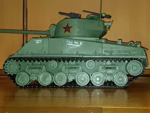 M4A3E8 Sherman Fury Resized for Dummy 13