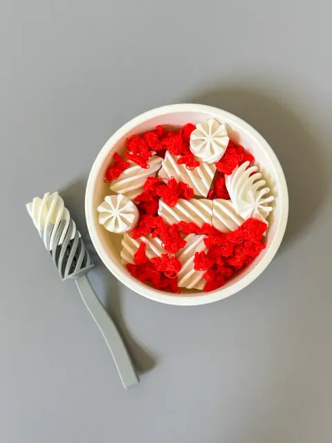 Pasta Playset: Pasta Box,Noodles,Bowl,&Funny Fork — Image 5 of 14
