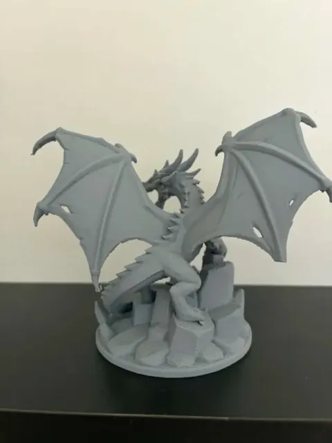 Epic Dragon Statue – Fantasy 3D Model with Wings — Фото 4 из 5