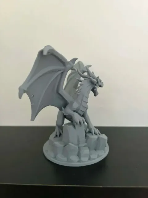 Epic Dragon Statue – Fantasy 3D Model with Wings — Фото 3 из 5