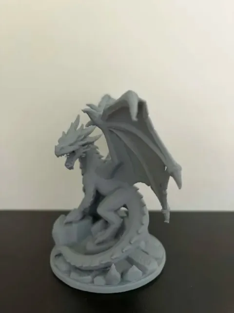 Epic Dragon Statue – Fantasy 3D Model with Wings — Фото 5 из 5