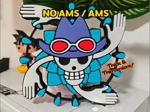 One Piece Nico Robin Jolly Roger (NO AMS/AMS)