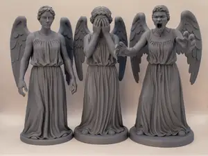 Weeping Angel from Doctor Who - three poses