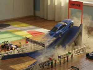 Mega Jump Ramp: Modular Stunt Track for Kids