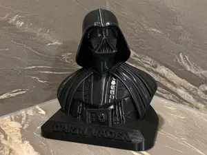 Darth Vader Bust - base+lettering