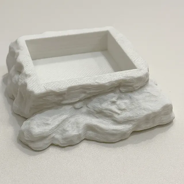 Stone Square Reptile Water Dish, Water basin — Image 3 of 5