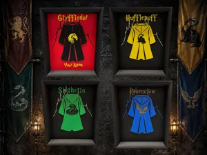 Make My Robes – Custom Wizard House Shadowbox