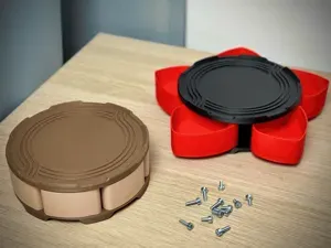 Rotating Open Storage Box | Twist Organizer