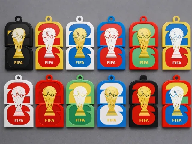 FIFA World Cup 2026 Keychain Multicolor Fan merch