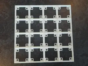 Gridfinity Baseplate 4x4 with magnet holes
