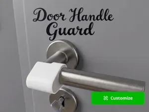Customizable Door Handle Bumper Wall Guard - TPU