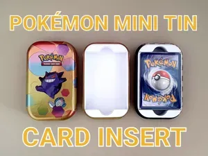 Pokémon mini tin card insert