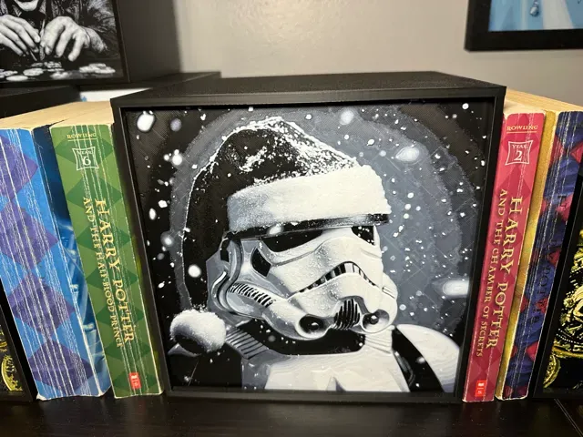 Christmas Stormtrooper Hueforge — Image 3 of 4