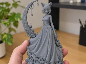 The Fox Bride of the Moon 3D Model Fan Art