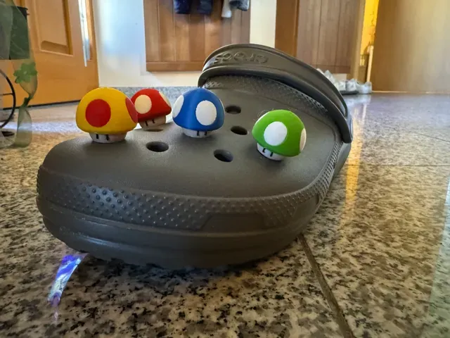 Super Mario Mushroom Croc Charm — Фото 3 из 3