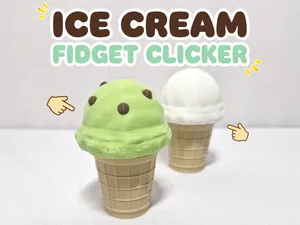Homey Ice Cream Fidget Clicker