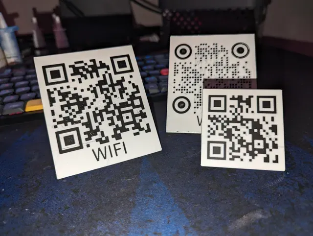 QR Code Stand Generator (Custom Wifi/URL/Phone) — Image 3 of 5