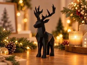 Low Poly Reindeer – Weihnachtsdeko