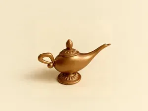 阿拉丁的神灯-女童玩具涂色摆件