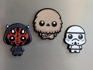 Cute Star Wars Magnets Pt. 2 - Layered Design!