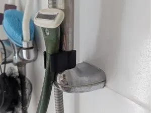 Shower Rod, Razor Holder